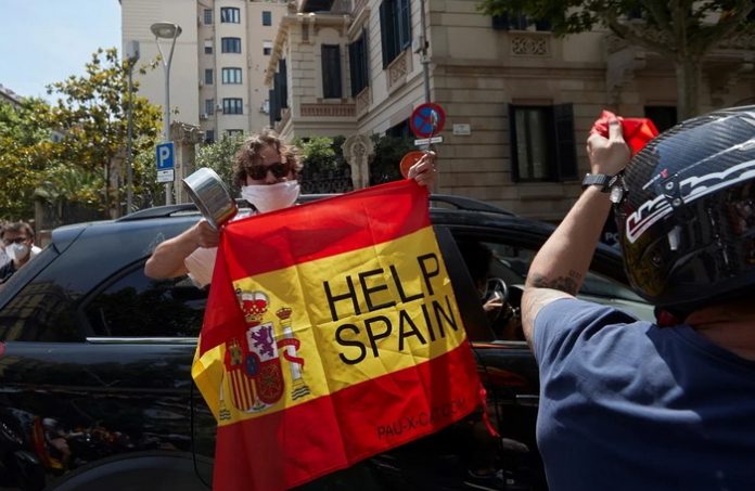 spanija protest
