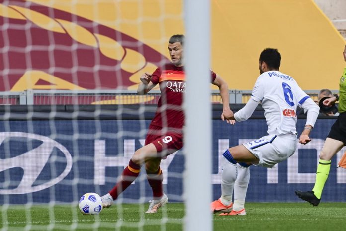 roma atalanta dzeko