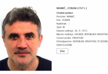 Raspisana potjernica za Zoranom Mamićem