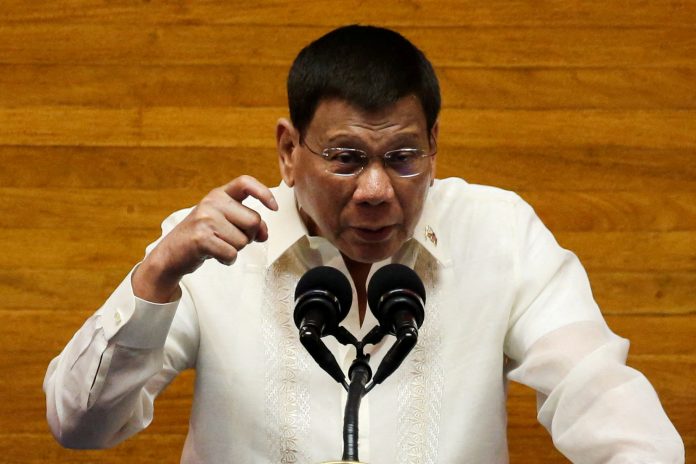 FILE PHOTO: Philippine President Rodrigo Duterte's 6th State of the Nation Address (SONA)