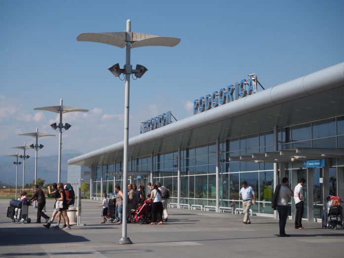 Podgorica,,Montenegro,-,July,30,,2015:,Tgd,(podgorica,Airport/,????????