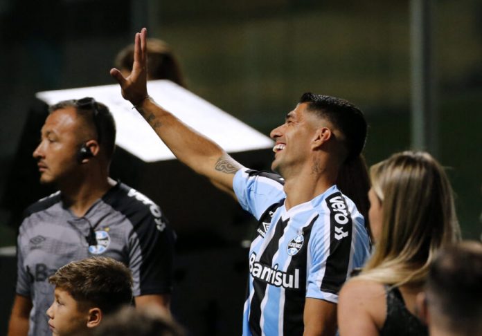 Gremio present new signing Luis Suarez