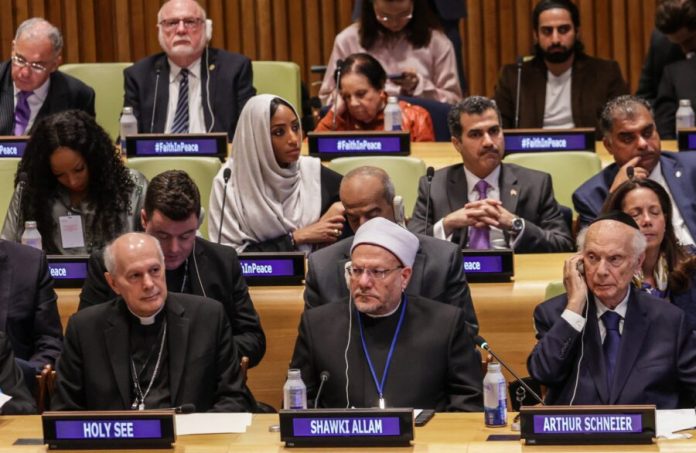 Panel discussion on “Building Bridges between East and West” at UN Headquarters