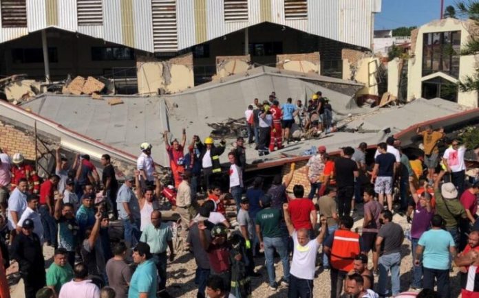 MEXICO-ACCIDENT-CHURCH