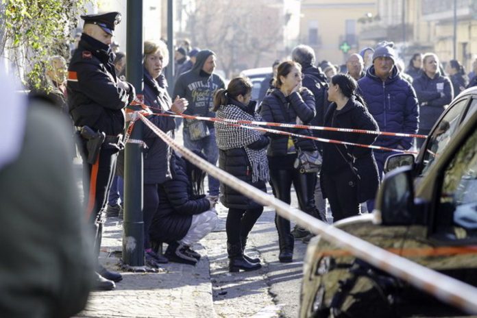 Camorra murder in Naples