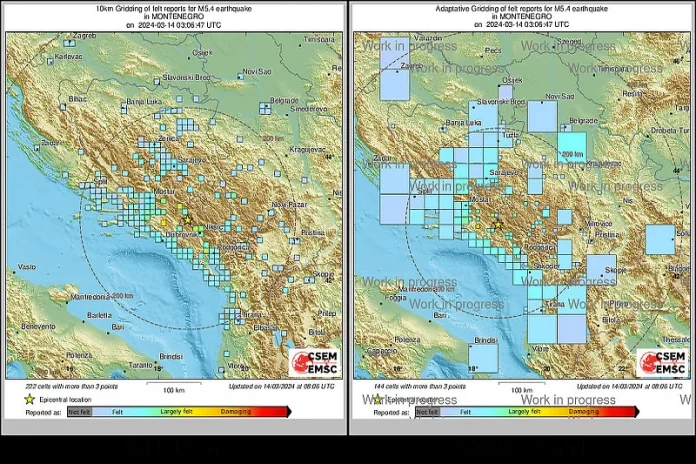 zemljotres crna gora