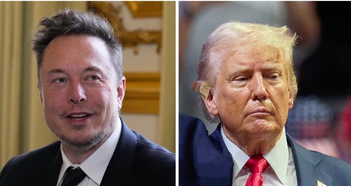 Musk i Trump