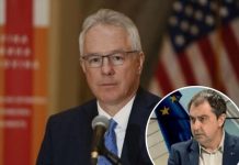 PRAVOVREMENA REAKCIJA AMERIČKE AMBASADE: Sramotni stavovi Krešića čine nekvalifikovanim za poziciju