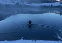 Svaka čast za hrabrost: Pogledajte kako se u BiH jutros kupaju na minus 15