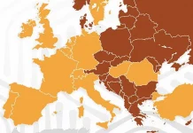 Hoće li 2025. biti bolja ili gora od 2024. godine? Mapa pokazuje šta misle u zemljama Evrope