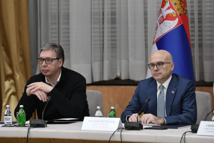 Aleksandar Vucic i Milos Vucevic