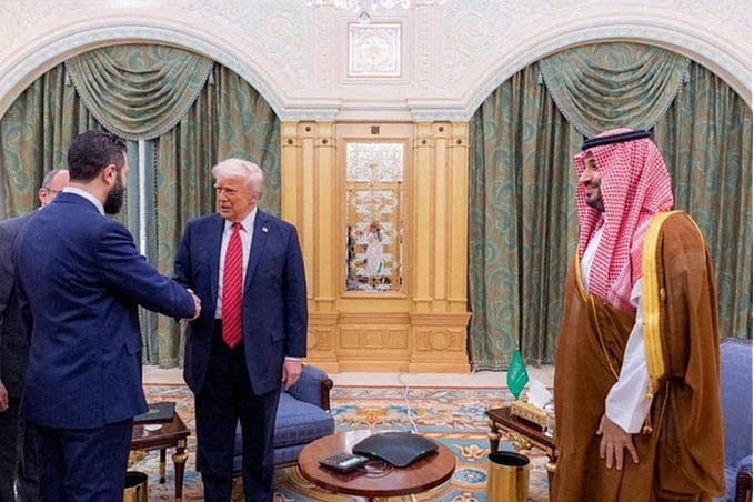 Donald Trump i Ahmed al Sharaa