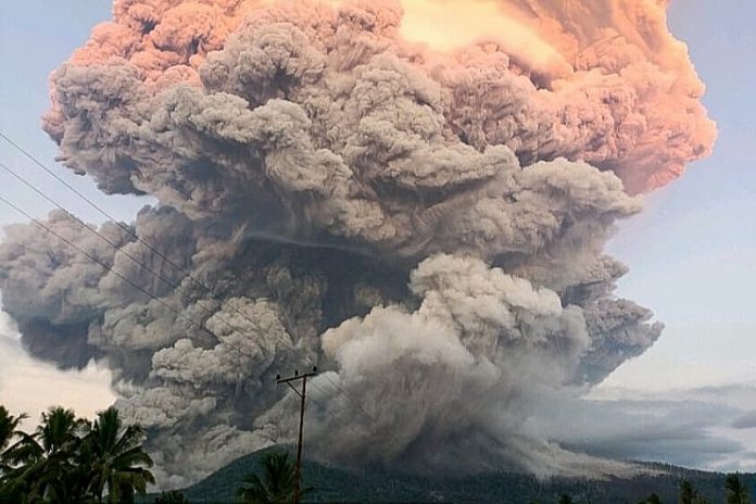 erupcija vulkana