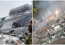 U padu helikoptera poginula dva ministra i šest članova posade