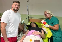 Porodica Pljevljak iz Goražda dobila šesto dijete, a Alen Muhić i babica Fata pomogli u porodu