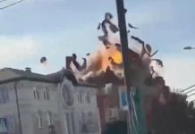 Jezivi snimak iz Harkiva: Ruski dron pogodio fakultet usred dana