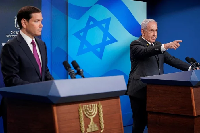 Marco Rubio i Benjamin Netanyahu