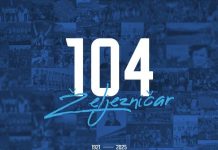 FK Željezničar danas slavi 104. rođendan
