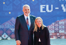 Zajednička sjednica vlada Italije i Albanije 13. novembra