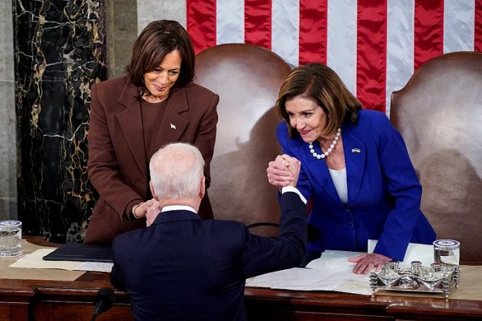 Kamala Harris, Joe Biden i Nancy Pelosi