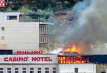 Zapalio se veliki hotel u Istri