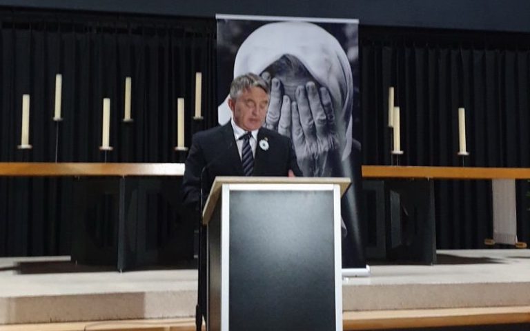 Komšić u Berlinu: Srebrenica, centralna tačka genocida počinjenog u BiH