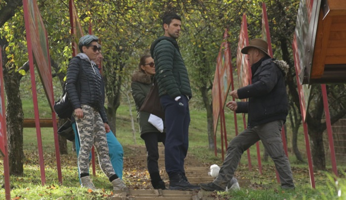 Novak Đoković i danas u Visokom, posjetio piramidu Sunca