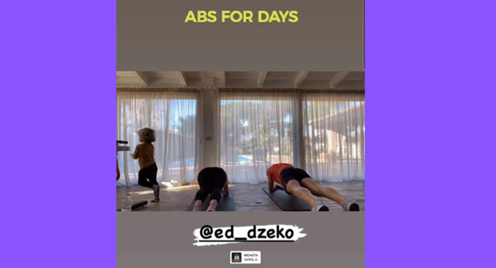 Amra Džeko objavila snimak zajedničkog treninga sa Edinom