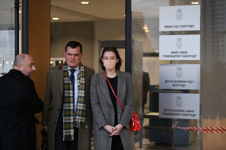 Glumica Milena Radulović pet sati davala iskaz o Miki Aleksiću