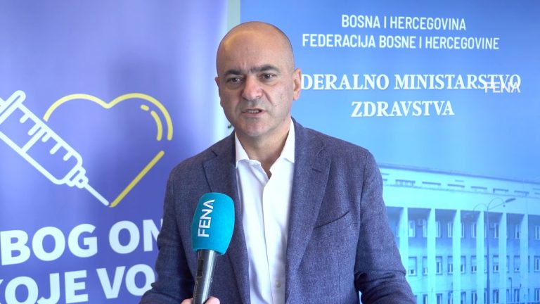 Čerkez: Epidemiološka situacija u FBiH se stabilizuje, nastavak procesa imunizacije