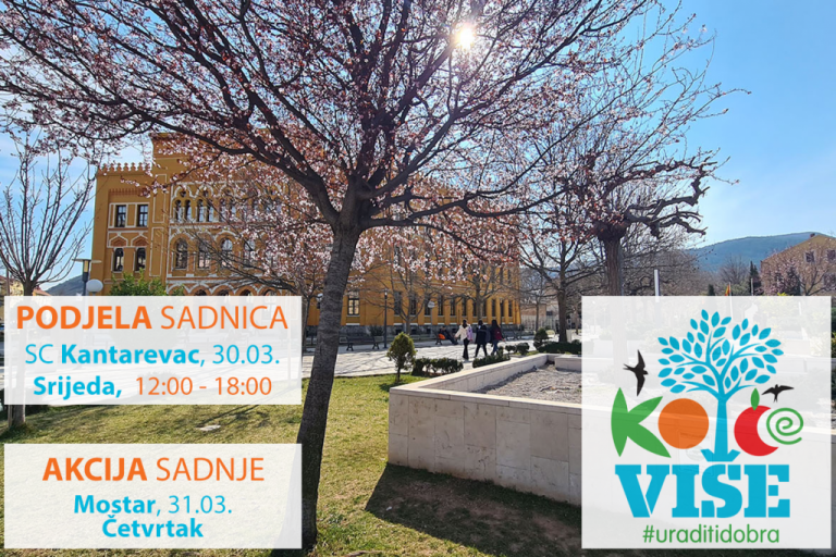 Velika proljetna sadnja cvijeća, voća i ukrasnih sadnica u Mostaru