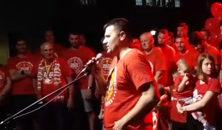 Emotivan govor Dudića i snažna poruka navijačima Veleža