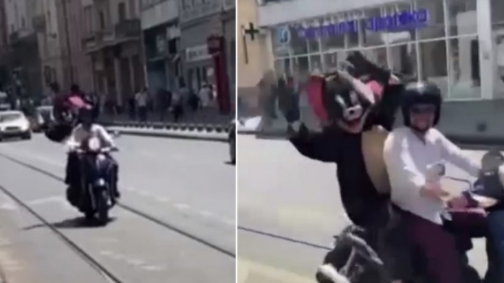 Nakon Spidermana, sarajevskim ulicama provozao se i miš Jerry