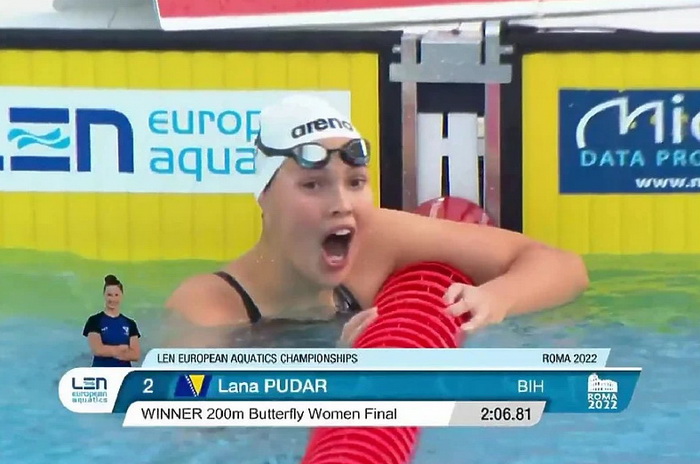 Lana Pudar prvakinja Evrope u disciplini 200 metara delfin!