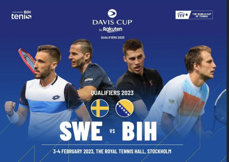 Nominovani timovi za Davis Cup meč Švedska – BiH