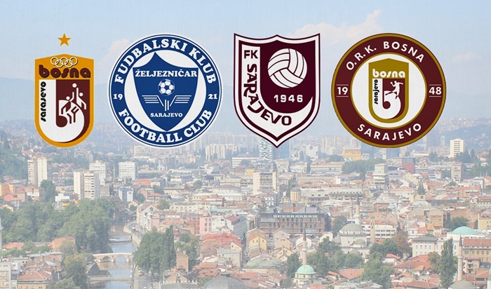 Zajednička poruka FK Željezničar, FK Sarajevo, KK Bosna i RK Bosna