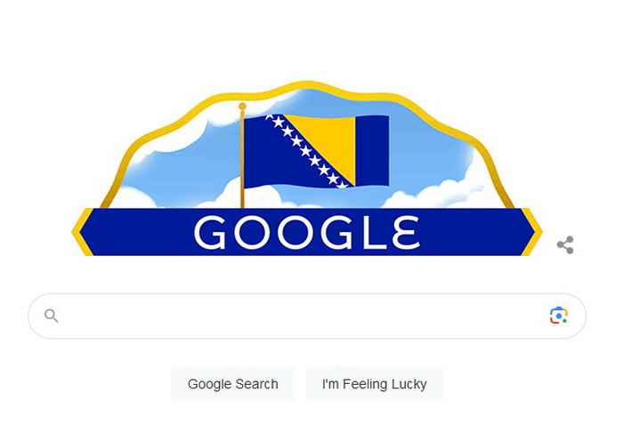 Google posebnom ilustracijom na naslovnoj stranici čestitao Dan državnosti BiH