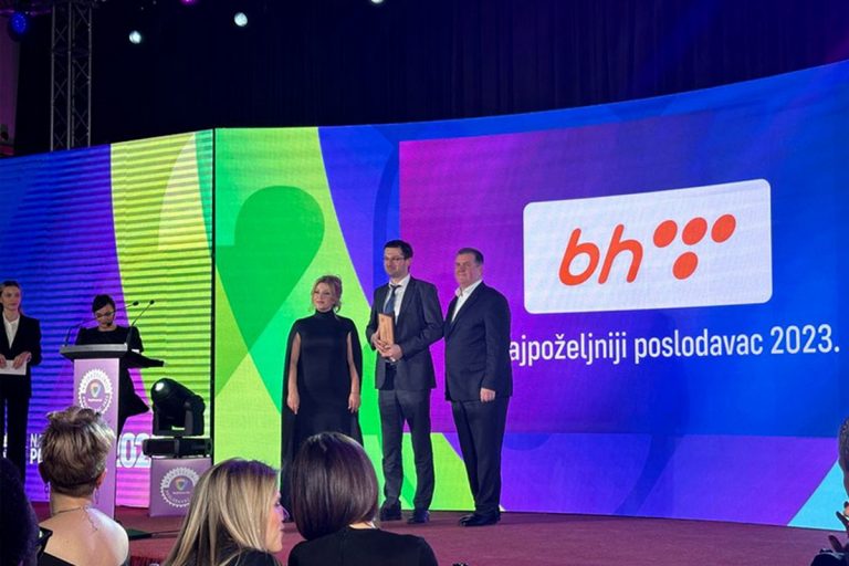BH Telecom ponovo potvrđen kao najpoželjniji poslodavac u javnom sektoru