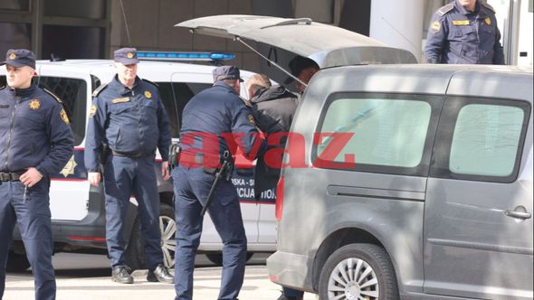 Elvis Ćustendil, ubica Amre Kahrimanović, doveden u Kantonalni sud u ...