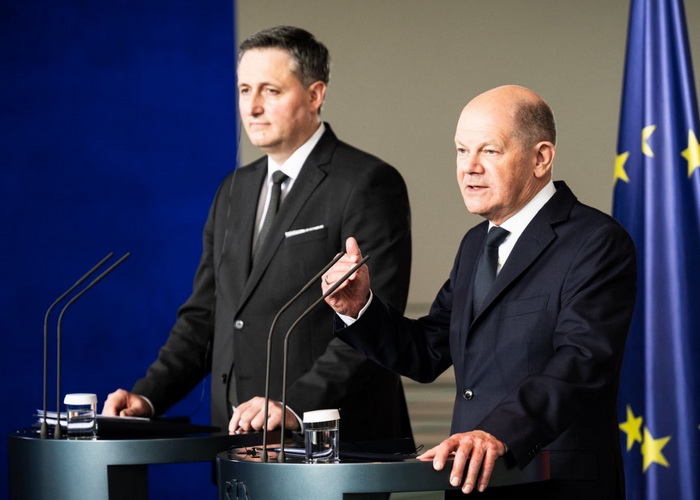 Scholz pružio podršku BiH na EU putu, Bećirović ga upoznao sa ‘proruskim strujama’ u BiH