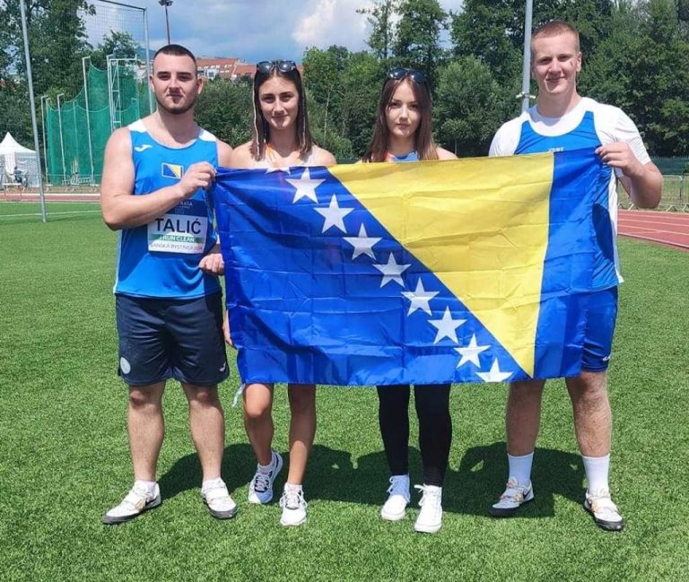 Emina Omanović u skoku u dalj s dužinom 5.73 metra osvojila 10. mjesto na EP-u u Slovačkoj