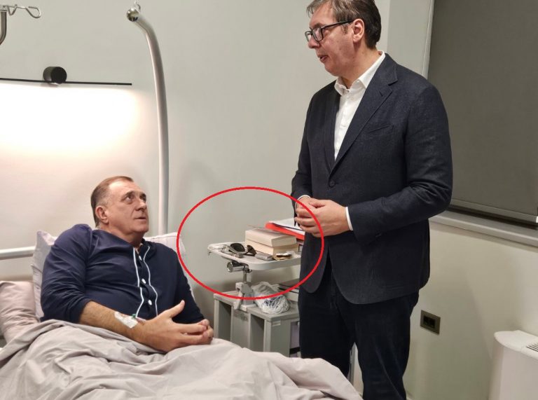 Vukanoviću zapeo čudan detalj za oko na slici Dodika i Vučića: Šta će mu sunčane naočale u bolnici!?