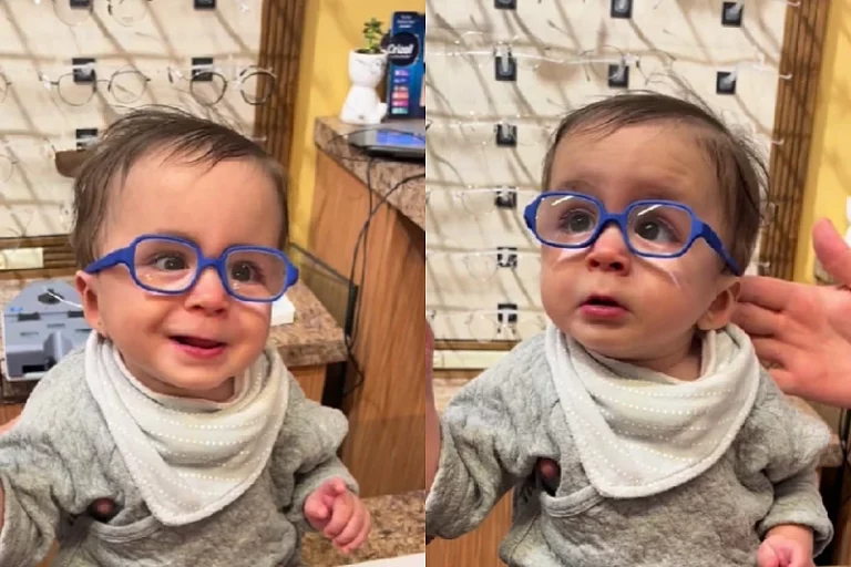 Maleni dječak dobio naočale i jasnije ugledao svoje roditelje: Prizori će vas raznježiti