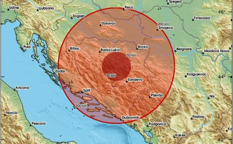Zemljotres u BiH: ‘Drma, tresao se pod’