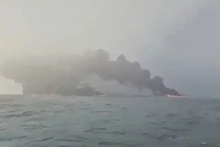 Sudar tankera i teretnog broda u Sjevernom moru, izbio veliki požar