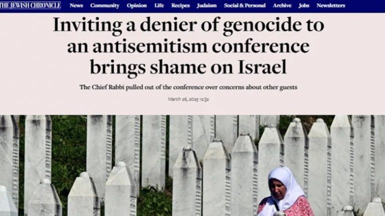 Najstarije jevrejske novine o Dodiku: Sramota za Izrael je da negator genocida priča na konferenciji o antisemitizmu