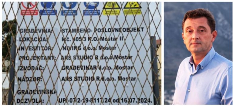 Samovolja i kriminal mostarskog gradonačelnika Kordića: Zaustavljeni radovi na spornoj lokaciji
