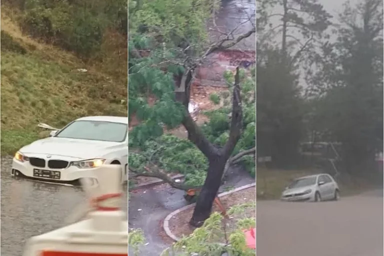 Kiša napravila haos na cestama u BiH: Poplavljen sjeverni ulaz u Mostar, zabilježene mnoge nesreće i odroni