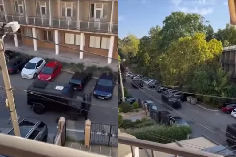 Oklopna vozila na beogradskim ulicama uoči još jednih antivladinih protesta