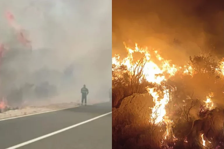 Ogroman požar u zaleđu Neuma: Na terenu i air tractor, zatražena međunarodna pomoć
